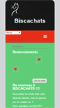 Mobile Screenshot of biscachats.fr